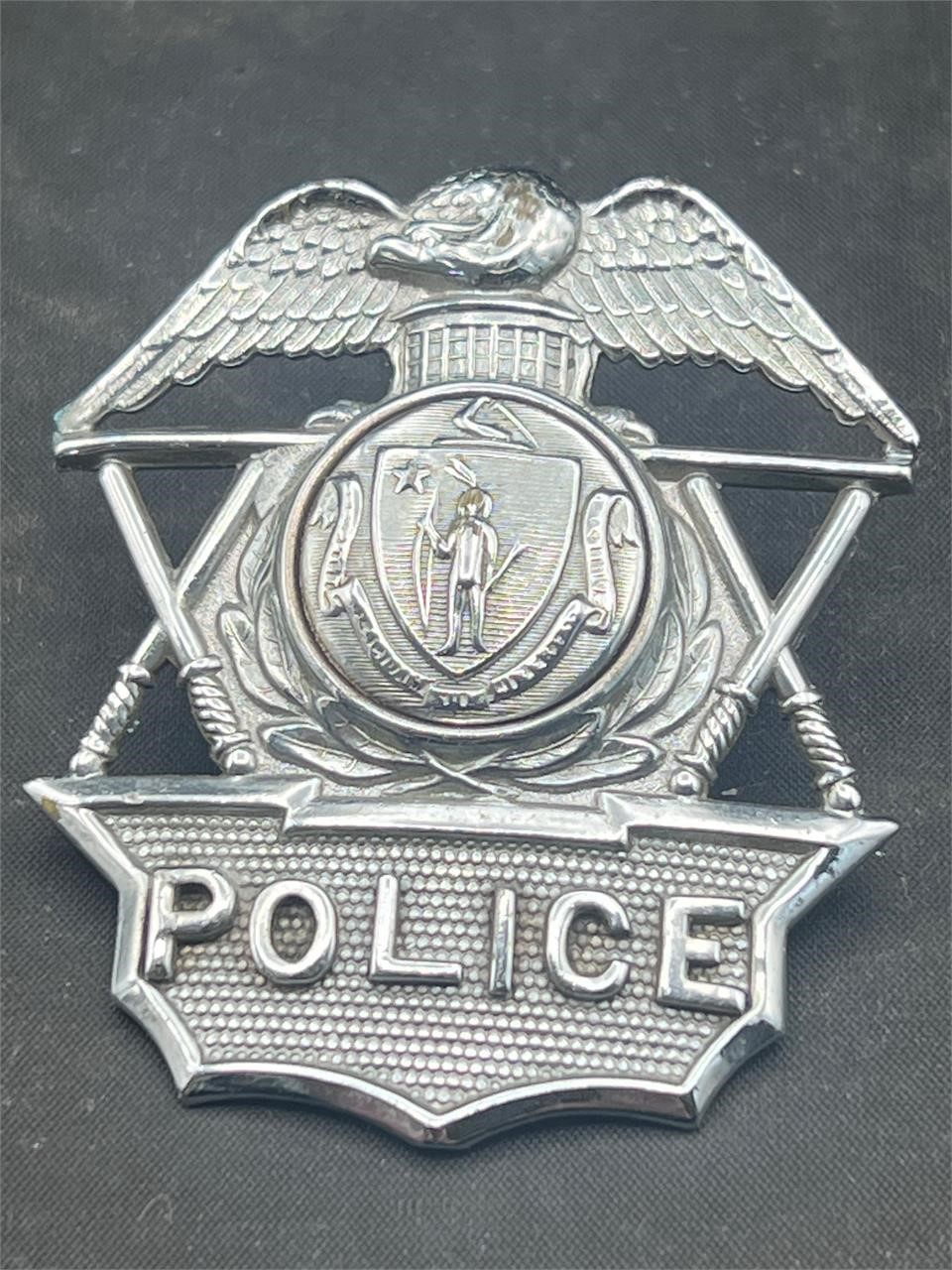 Vintage police badge