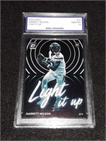 Garrett Wilson 2022 Optic GEM MT 10 Light it Up