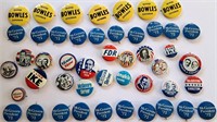 VINTAGE PRESIDENTIAL ELECTION PINS BUTTONS LOT