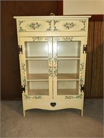 Vintage Cabinet w/ Floral Design