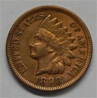 1898 Indian Head Cent - - Cleaned