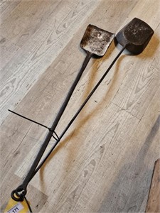 HAND FORGED FIREPLACE TOOLS