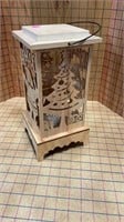 Wooden candle lantern