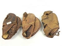 Catchers leather gloves.