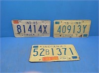 3 license plates