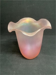 Vintage Tiffany Style Art Glass Vase