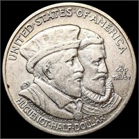 1924 Huguenot Half Dollar CLOSELY UNCIRCULATED