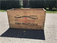 Vintage Ball Band Wooden Shipping Crate