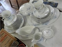 34 pieces of Crown Empire Duchess china