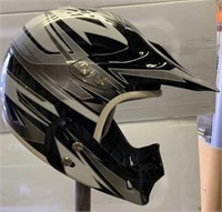 Polaris Motocross Medium Helmet (Black/White)