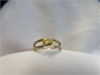 LADIES 14 KT YELLOW GOLD NUGGET RING 2.3 GR SZ 6.5
