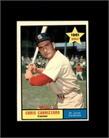 1961 Topps #118 Chris Cannizzaro EX to EX-MT+