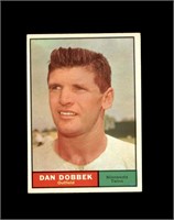 1961 Topps #108 Dan Dobbek EX to EX-MT+