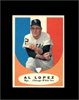 1961 Topps #132 Al Lopez EX to EX-MT+