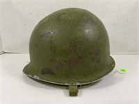 U.S. ARMY M1 STEEL HELMET WITH ORIGINAL STEINBERG