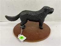 CAST IRON DOG NUT CRACKER WITH STAND
