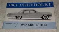 1961 Chevrolet Passenger Car Owners Guide