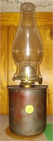 Vintage Oil Lamp w/ Globe