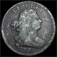 1808 Draped Bust Half Cent NICELY CIRCULATED