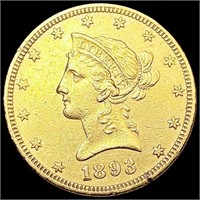 1893 $10 Gold Eagle UNCIRCULATED