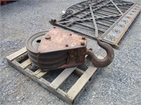 Extra Large Big Crane Pulley (1283)