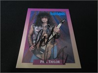 Paul Taylor Signed Trading Card SSC COA