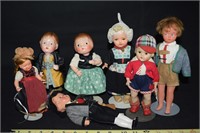 (7) Vintage Dolls w/ Dutch Girl, Vogue Ginny+