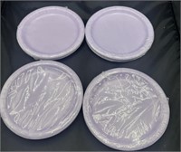 4pkgs of Lavender 16ct Paper Party Plates 6 3/4in