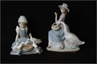 Two Large Lladro Figures