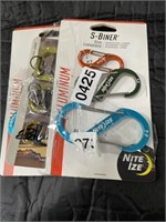 DUAL CARABINER 3PK