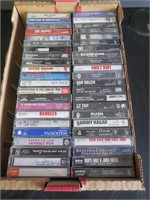 Vintage Cassette's, ZZ Top, Rush, Scorpions Etc