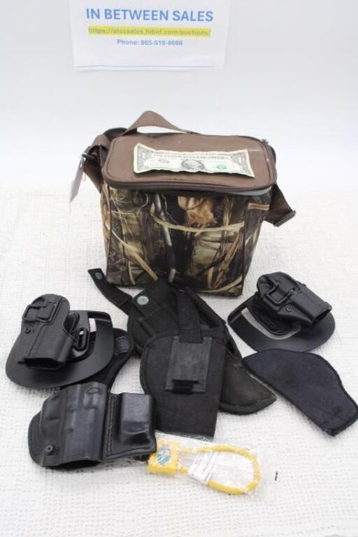 CAMO SOFT SIDE COOLER W/GUN HOLSTERS