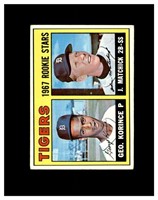 1967 Topps #72 Detroit Tigers Rookie Stars EX