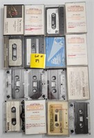 Box of Karaoke and other cassettes