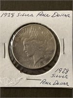 1928 SILVER PEACE DOLLAR