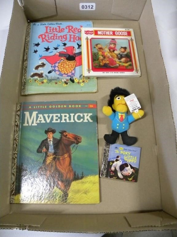 Vintage Childrens Books and Toy