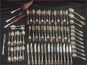 Grand Baroque Sterling Flatware by Wallace, 73