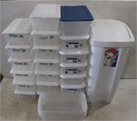 (31) Plastic Storage Containers