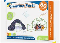 ($67) Fort-Building-Kit-for-Kids -80Pcs-Crea