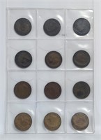 1860 to 1960 ½ Pennies Great Britain