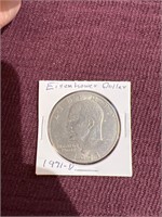 1971D Eisenhower dollar