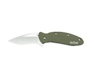 Kershaw Bead Blast Green Plain Scallion