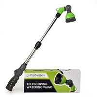 Watering Wand 18"- 24", Zinc Alloy Handle, Stainle
