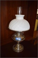 Antique Rayo Kerosene Lamp w/ Glass Shade