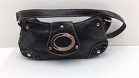Black Purse with Silver Accents