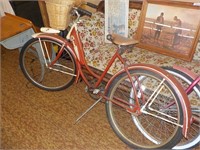 Red Columbia Built Bicycle
