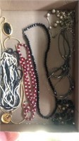 Flat of assorted necklaces