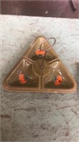 Mid century relish tray