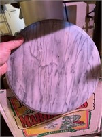 ROUND MARBLE PLATTERS