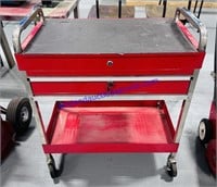 Metal Toolbox Cart (17” 32” 30”)